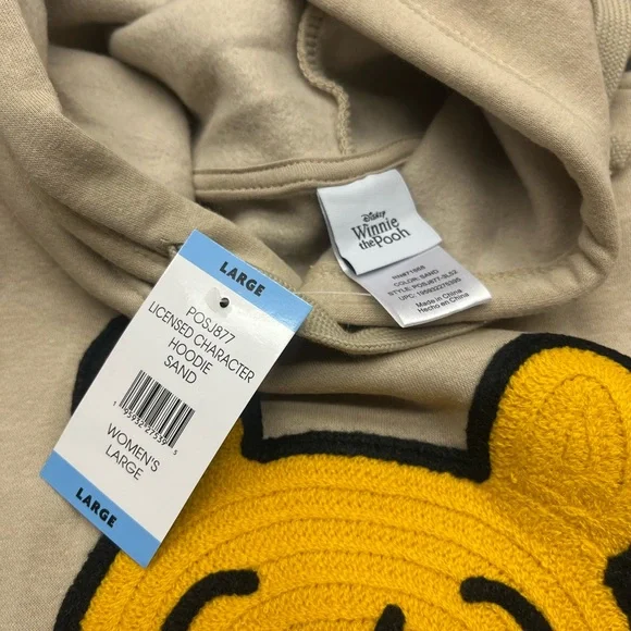 Women’s Winnie the Pooh hooded sweatshirt - Size: Large - Brand new with tags - Picture 7 of 8
